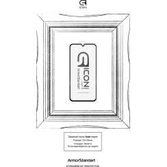 Захисне скло ArmorStandart Icon чорне(ARM74603)для Samsung A15