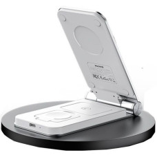 Бездротова зарядка MAXCO 3in1 15W Folding Wireless Charger (MW08) сір.