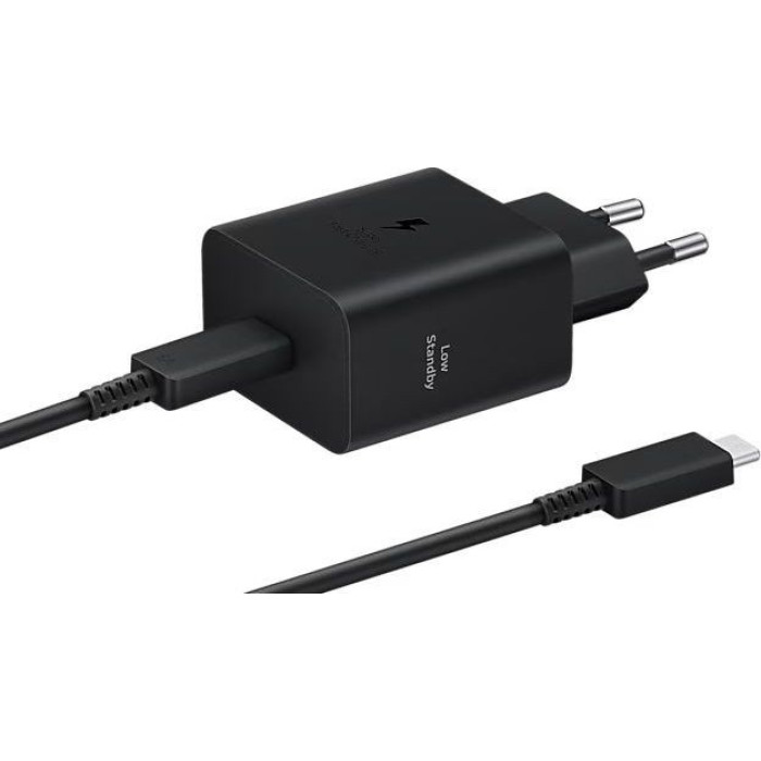 Зарядний пристрій Samsung 45W + C-C (EP-T4511XBEGEU) Black