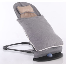 Дитячий шезлонг-гойдалка Baby Shaker B001 grey