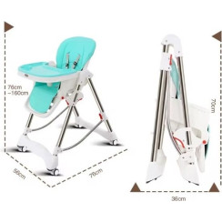 Стільчик для годування Xingtai Taima Children's D009 (green-turquoise)