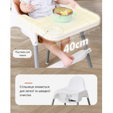 Стільчик для годування Xingtai Zuoxi Children's ZX-108 білий (white)