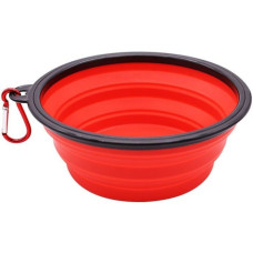 Складна миска для прогулянок з тваринами duogepet 350Ml Червоний