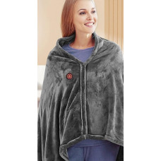 Ковдра з підігрівом від повербанку Wishful Life M1S 150*80 см Cірий