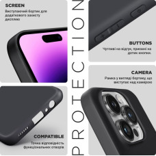 Чохол ArmorStandart Matte Slim Fit Black (ARM79724) для Xiaomi Redmi Note 14 5G