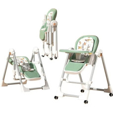 Стільчик-шезлонг для годування 2в1 BabyChair Z901 Green (зелений)