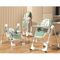Стільчик-шезлонг для годування 2в1 BabyChair Z901 Green (зелений)