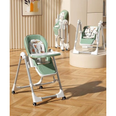 Стільчик-шезлонг для годування 2в1 BabyChair Z901 Grey (сірий)