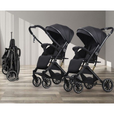 Дитяча коляска прогулянкова 525Baby Black (чорний)