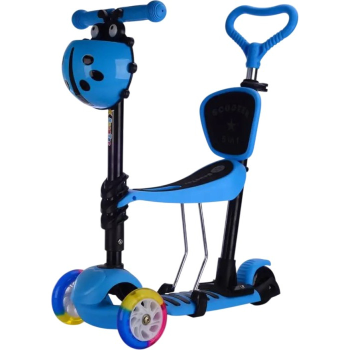 Самокат 5в1 WEIINAI BAQ-215 Blue (6948679457494)