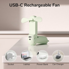Вентилятор Jisulife F8X green