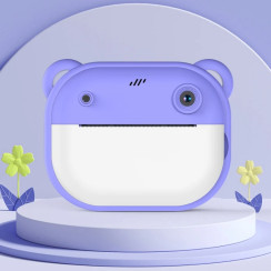 Дитячий фотоапарат-принтер Bambi Frog blue (blue)(6948679457692)