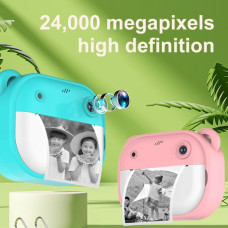Дитячий фотоапарат-принтер Bambi Frog blue (blue)(6948679457692)