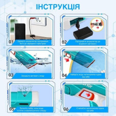 Водяний бластер з автоматичним підкачуванням води Smart baby M2 (6948679457852)