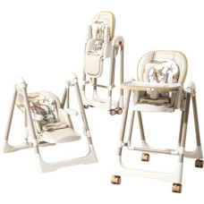 Стільчик-шезлонг для годування 2в1 Kidilo Baby Chair Z901 beige (11-3)
