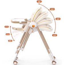 Стільчик-шезлонг для годування 2в1 Kidilo Baby Chair Z901 pink (11-3)