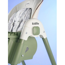 Стільчик для годування Kidilo KD805 з іграшкою white