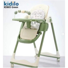 Стільчик для годування Kidilo KD805 з іграшкою green