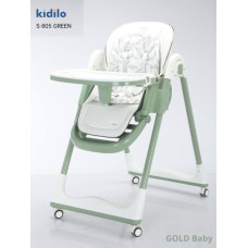 Стільчик для годування Kidilo KD805 з іграшкою green