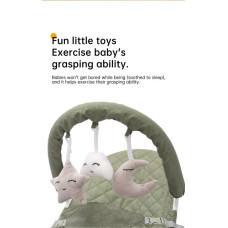 Дитячий шезлонг Kidilo Baby Shaking chair DKL-1108 (beige)