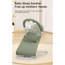 Дитячий шезлонг Kidilo Baby Shaking chair DKL-1108 (beige)