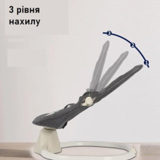 Заколисуючий центр Kidilo Baby Shaking chair DKL-701 (Grey)