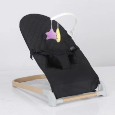 Дитячий шезлонг Kidilo Shaking chair DKL-601 Black