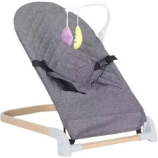Дитячий шезлонг Kidilo Shaking chair DKL-601 Grey