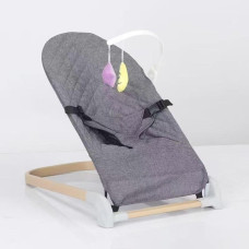 Дитячий шезлонг Kidilo Shaking chair DKL-601 Grey