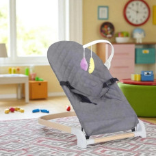 Дитячий шезлонг Kidilo Shaking chair DKL-601 Grey