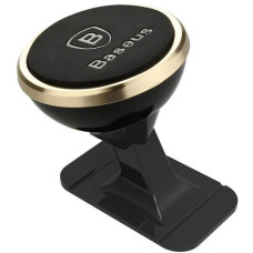 Автотримач Baseus 360° Adjustable Magnetic Phone Mount (SUCX140015) чорно золотий