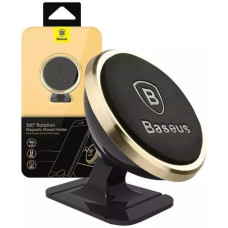 Автотримач Baseus 360° Adjustable Magnetic Phone Mount (SUCX140015) чорно золотий