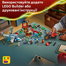 Конструктор LEGO® Ninjago Автомобільна битва ніндзя біля будинку на дереві (71857)