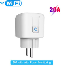 Смарт-розетка Quanatum TUYA 20A EU WiFi Smart Socket