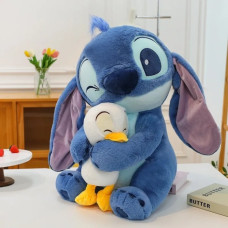 М'яка іграшка Stitch Стіч з качкою 40 см (6928270764696)