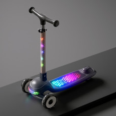 Самокат Kidilo LED Lights, Black (001012782939)