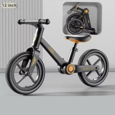 Дитячий біговел Kidilo 12i дюймів, Black (6928270766164)