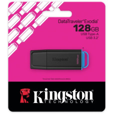 Флеш-пам'ять USB Kingston DataTraveler® Exodia™ 128GB Black-Blue (DTXG2/128GB) USB 3.2 Gen 1