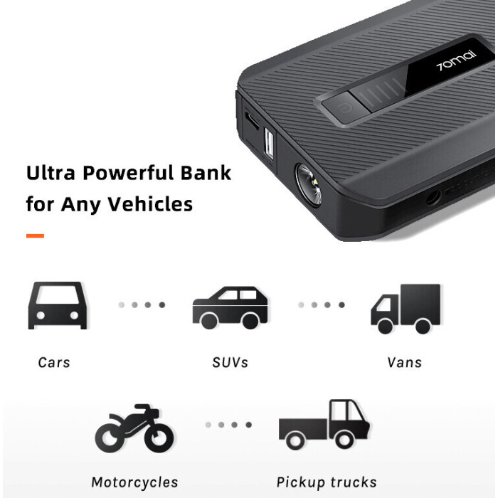 Автономний зарядний пристрій 70mai jump starter max (Midrive PS06)
