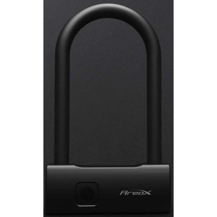 Замок Areox intelligent fingerprint U-lock short black