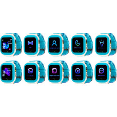 Дитячий смарт-годинник AmiGo GO004 Splashproof Camera + LED Blue