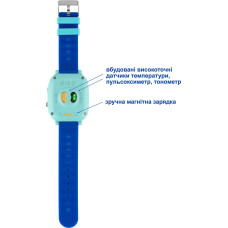 Дитячий смарт-годинник AmiGo GO005 4G WIFI Thermometer Blue
