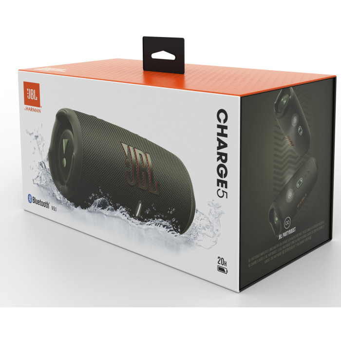 Портативна акустика JBL Charge 5 (JBLCHARGE5GRN) Green