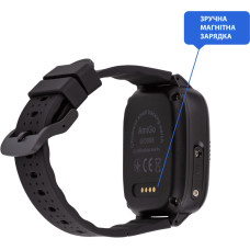 Смарт-годинник для детей AmiGo GO008 MILKY GPS WIFI Black