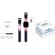 Смарт-годинник для детей AmiGo GO008 MILKY GPS WIFI Pink
