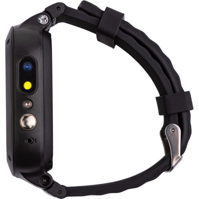 Детские Смарт-годинник AmiGo GO004 Splashproof Camera+LED Black