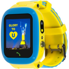 Смарт-годинник для дітей AmiGo GO004 GLORY Blue-Yellow