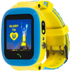 Смарт-годинник для дітей AmiGo GO004 GLORY Blue-Yellow
