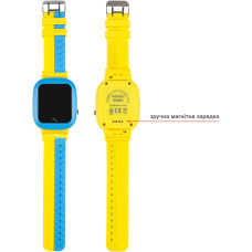 Смарт-годинник для дітей AmiGo GO004 GLORY Blue-Yellow