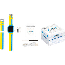 Смарт-годинник для дітей AmiGo GO004 GLORY Blue-Yellow